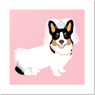 Tricolored Corgi Posters and Art